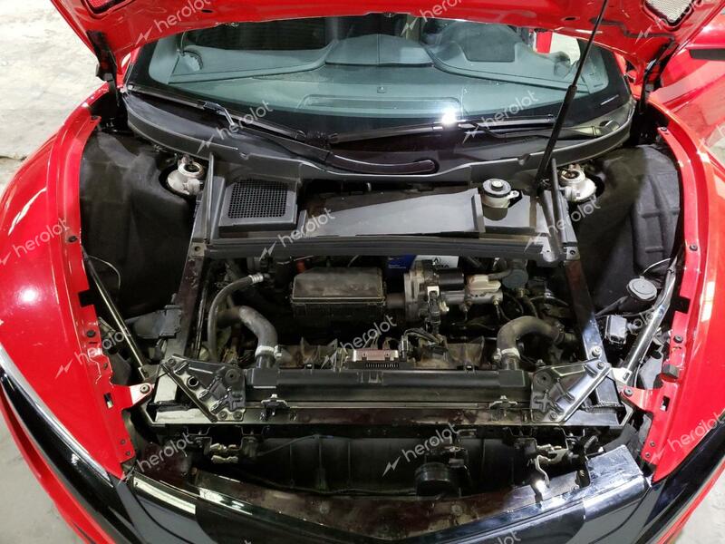 ACURA NSX 2017 red  hybrid engine  47137483 19UNC1B03HY000525 19UNC1B03HY000525 photo #4