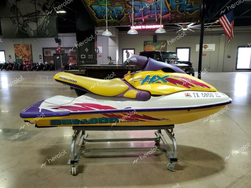 BOMBARDIER SEADOO 1995 yellow    47585083 ZZNF1026D595 ZZNF1026D595 photo #1