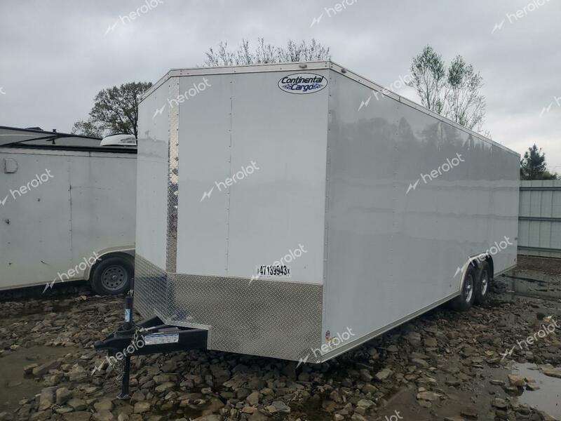 UTILITY TRAILER 2022 white    47139943 5NHUVHZ24NY043025 5NHUVHZ24NY043025 photo #3