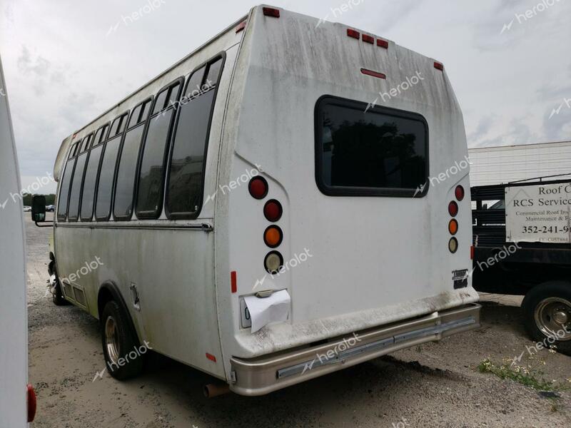 FORD E450 BUS 2002 white  gas  46321823 1FDXE45S82HA38948 1FDXE45S82HA38948 photo #3