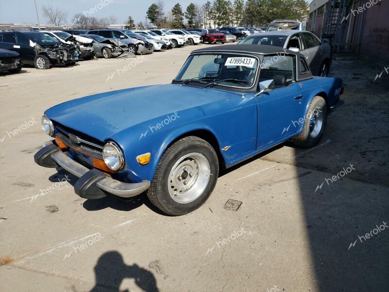 TRIUMPH CAR TR6 1974 blue   CF15634U photo #1