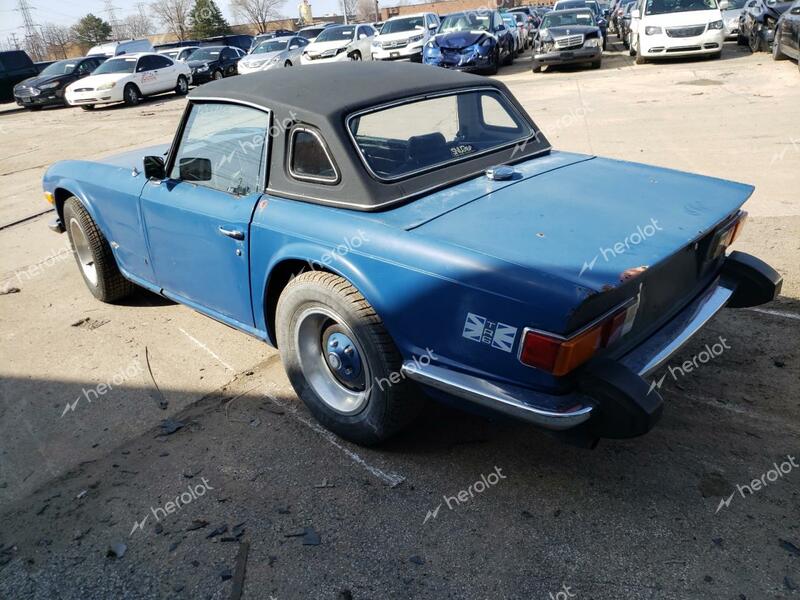 TRIUMPH CAR TR6 1974 blue   CF15634U photo #3