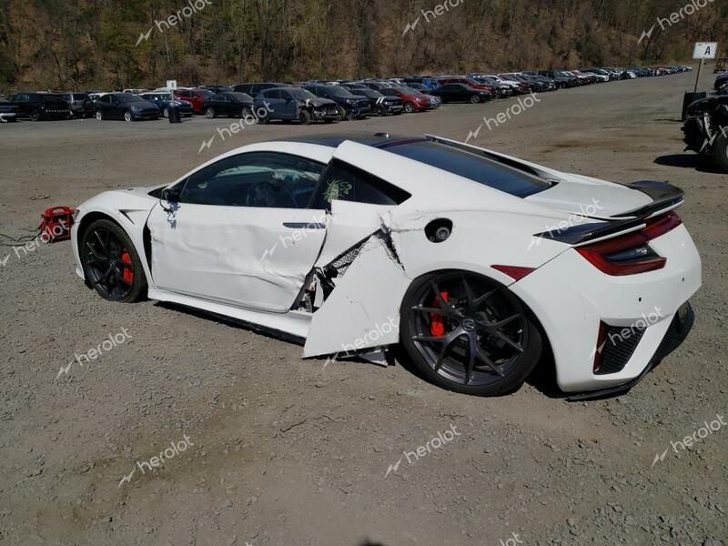 ACURA NSX 2020 white  hybrid engine 19UNC1B03LY000016 photo #3