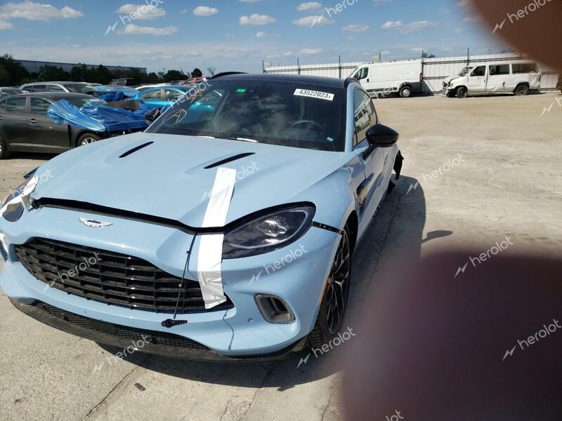 ASTON MARTIN DBX 2021 blue  gas  43522023 SCFVUJAW1MTV03643 SCFVUJAW1MTV03643 photo #1