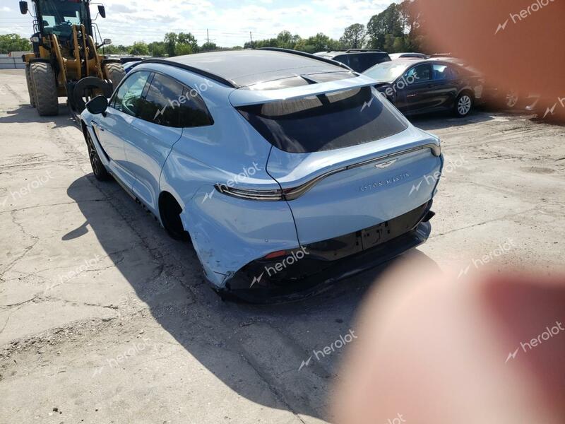 ASTON MARTIN DBX 2021 blue  gas  43522023 SCFVUJAW1MTV03643 SCFVUJAW1MTV03643 photo #3