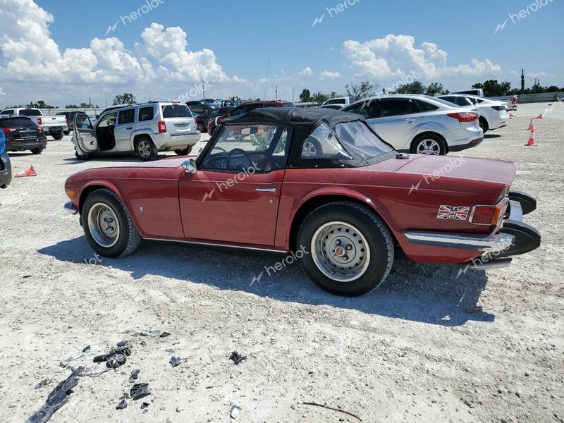 TRIUMPH CAR TR6 1974 burgundy    48572673 CF29184U CF29184U photo #3