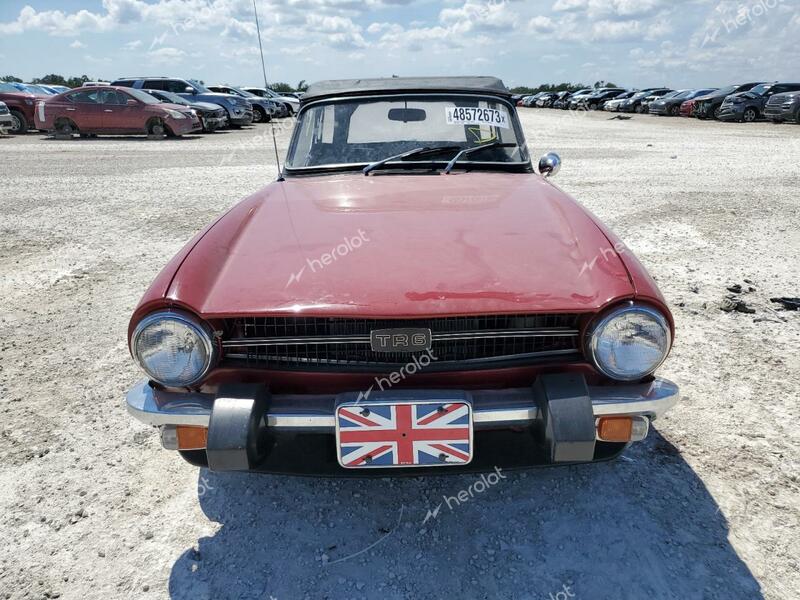 TRIUMPH CAR TR6 1974 burgundy    48572673 CF29184U CF29184U photo #4