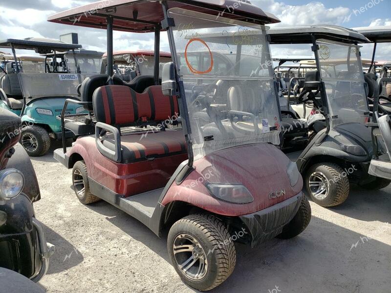 ICON GOLF CART 2021 red    62994702 LTA0075302 LTA0075302 photo #1