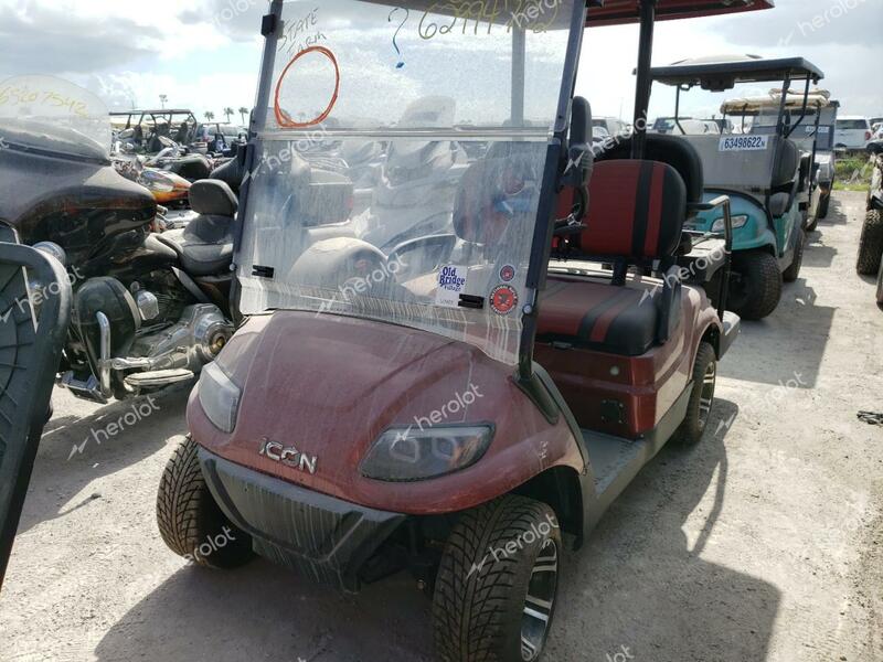 ICON GOLF CART 2021 red    62994702 LTA0075302 LTA0075302 photo #3