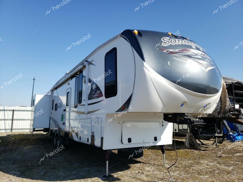 SAND 5TH WHEEL 2014 white    46655643 4X4FSAN26EJ028420 4X4FSAN26EJ028420 photo #1