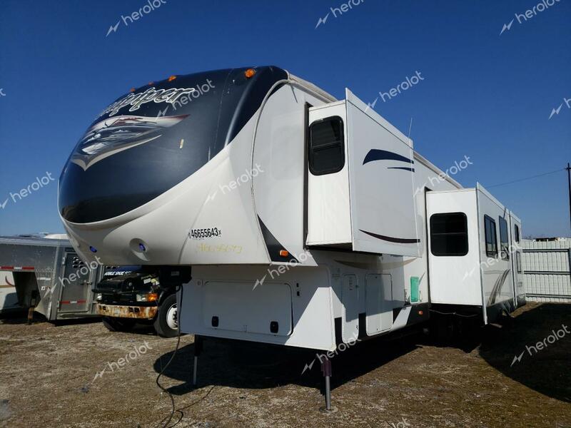 SAND 5TH WHEEL 2014 white    46655643 4X4FSAN26EJ028420 4X4FSAN26EJ028420 photo #3