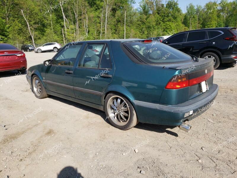 SAAB 9000 AERO 1994 green hatchbac gas  49475553 YS3CN65R3R1026990 YS3CN65R3R1026990 photo #3