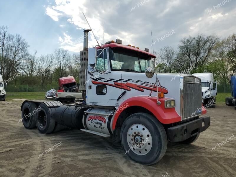 WHITE/GMC CONVENTION 1991 two tone tractor diesel  49553623 4V1BDBCF2MN640312 4V1BDBCF2MN640312 photo #1