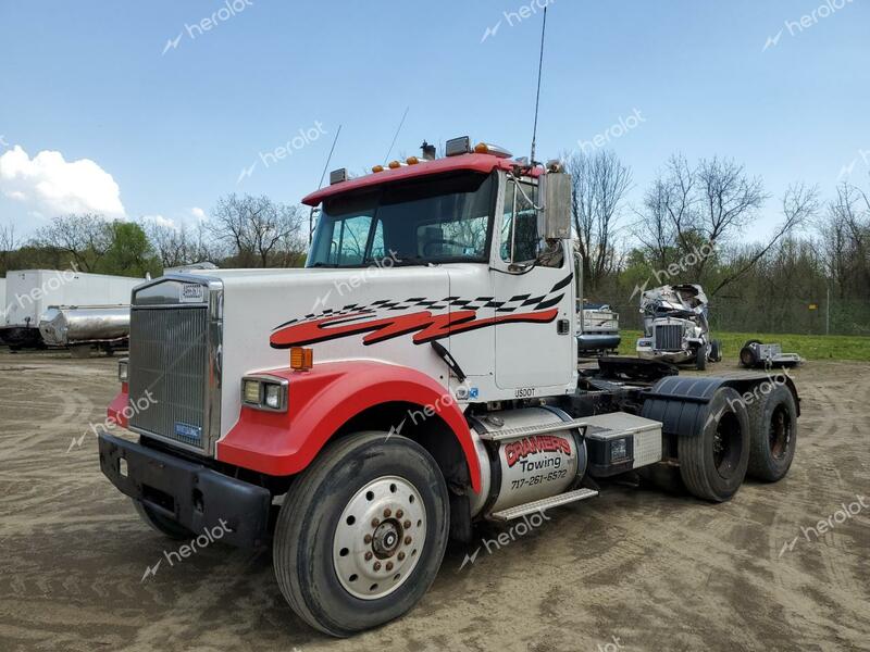 WHITE/GMC CONVENTION 1991 two tone tractor diesel  49553623 4V1BDBCF2MN640312 4V1BDBCF2MN640312 photo #3