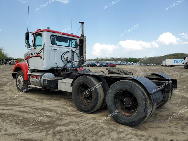 WHITE/GMC CONVENTION 1991 two tone tractor diesel  49553623 4V1BDBCF2MN640312 4V1BDBCF2MN640312 photo #4