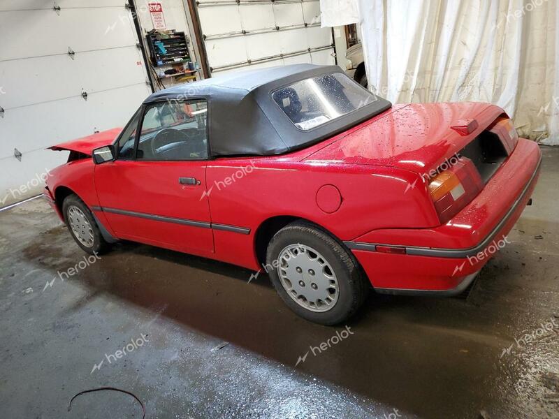 MERCURY CAPRI 1991 red  gas  45951253 6MPCT01Z8M8622962 6MPCT01Z8M8622962 photo #3