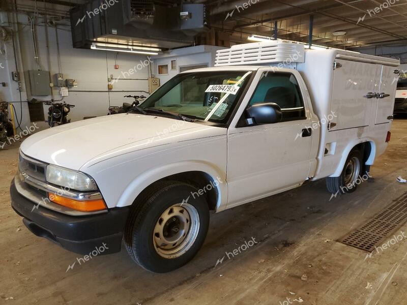 CHEVROLET S TRUCK S1 2003 white pickup gas  50264793 1GCCS14X238169432 1GCCS14X238169432 photo #1