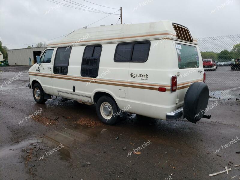 DODGE RAM VAN B2 1985 white cargo va gas  49733063 2B7HB23T6FK259078 2B7HB23T6FK259078 photo #3