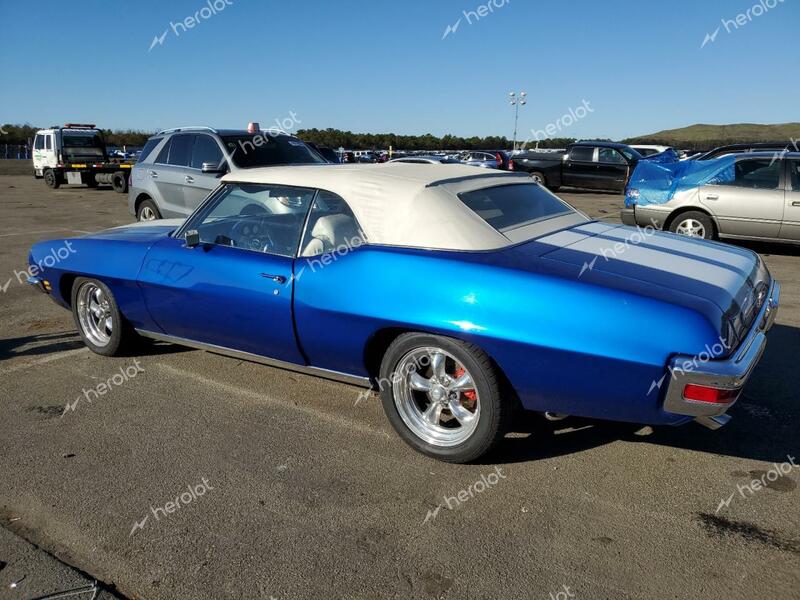 PONTIAC LE MANS 1972 blue    70869882 2D67M2P67302 2D67M2P67302 photo #3