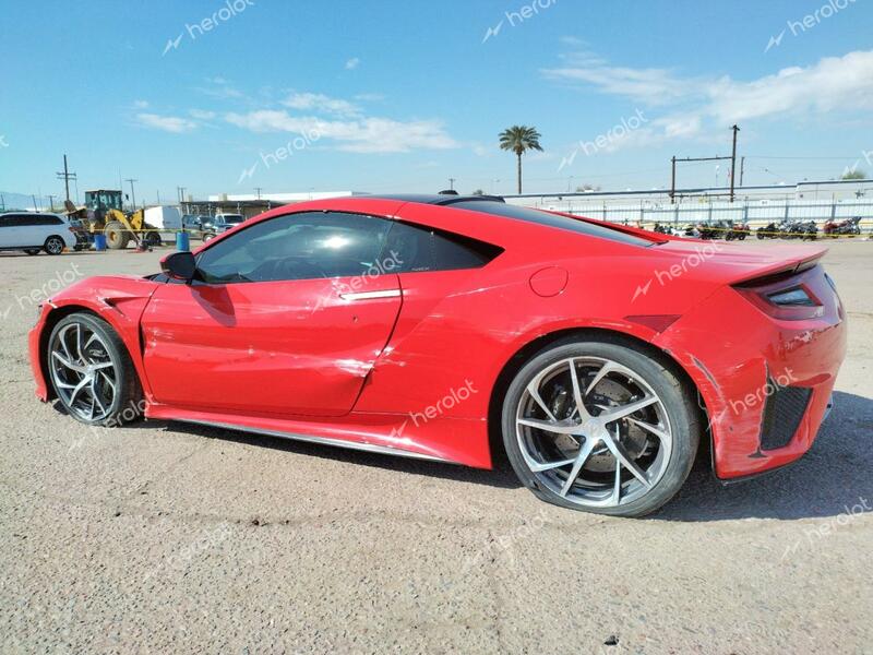 ACURA NSX 2017 red  hybrid engine  44341763 19UNC1B04HY000081 19UNC1B04HY000081 photo #3