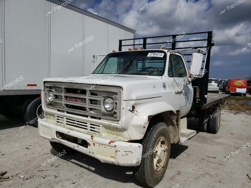 GMC C6000 C6D0 1989 white chassis gas 1GDE6D1A5KV506282 photo #3