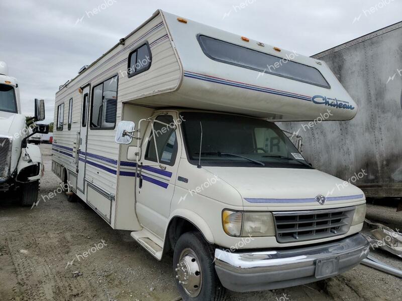 FORD E350 1994 white  gas 1FDKE30G8PHB80022 photo #1