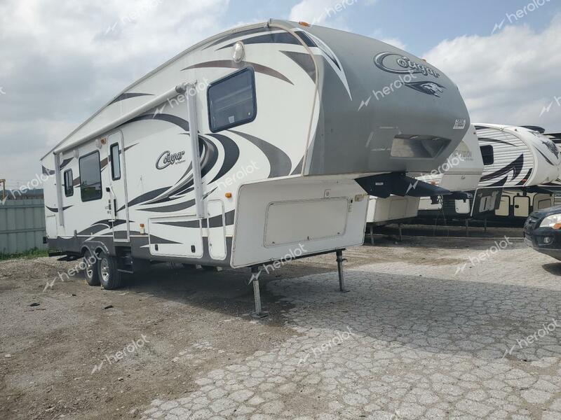 KEYSTONE 5TH WHEEL 2012 white   4YDF29723C2505973 photo #1