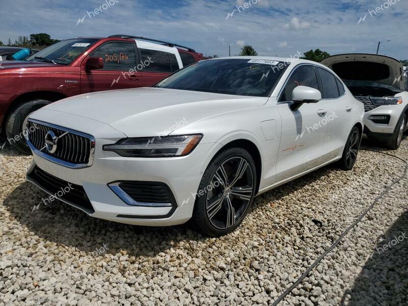 VOLVO S60 T8 REC 2021 white  hybrid engine  49177603 7JRBR0FL9MG093177 7JRBR0FL9MG093177 photo #1