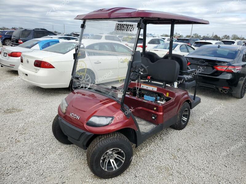 ICON GOLF CART 2021 burgundy   LTA0041780 photo #3