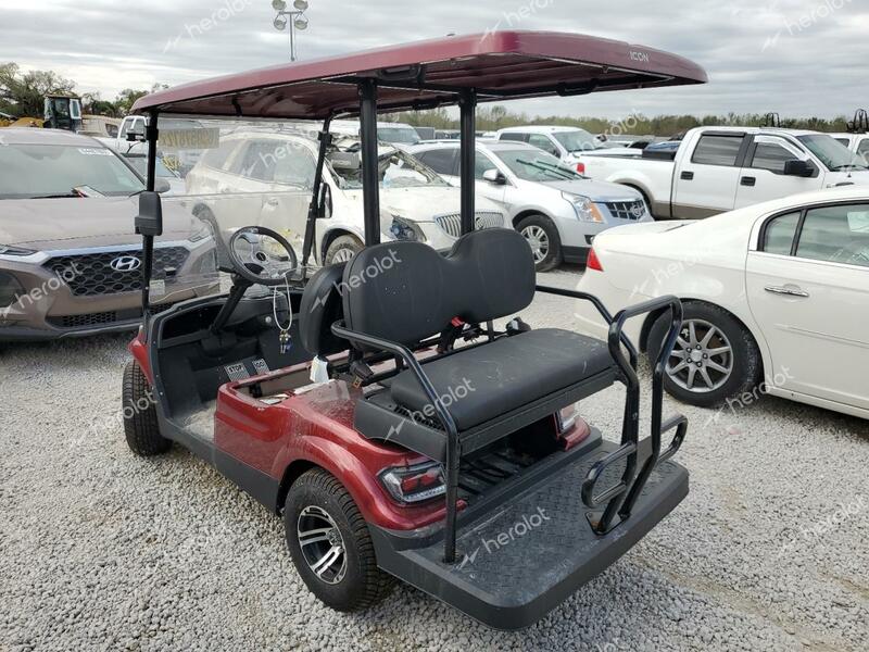 ICON GOLF CART 2021 burgundy   LTA0041780 photo #4