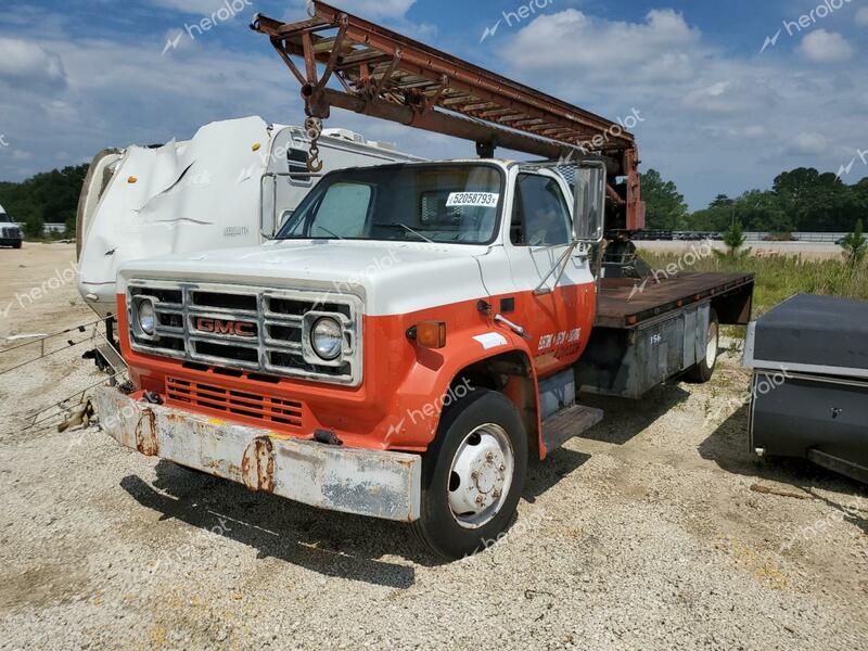 GMC C6000 C6D0 1988 two tone chassis gas 1GDE6D1B0JV507315 photo #1