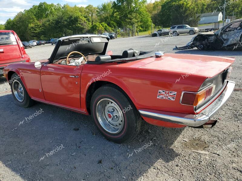 TRIUMPH CAR TR6 1974 red    50857273 CF13477U CF13477U photo #3