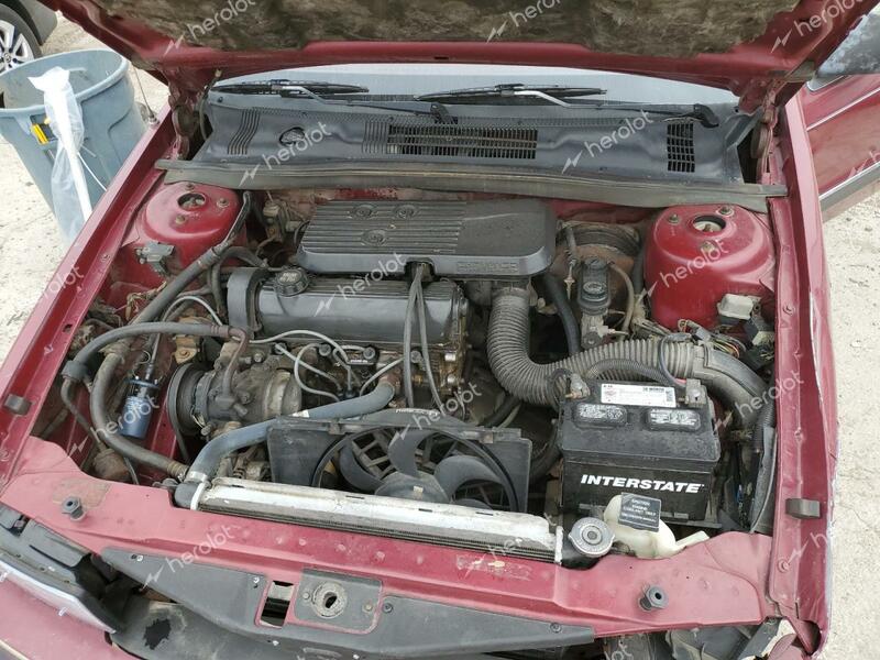 DODGE SPIRIT LE 1989 red  gas 1B3BA56K9KF462392 photo #4