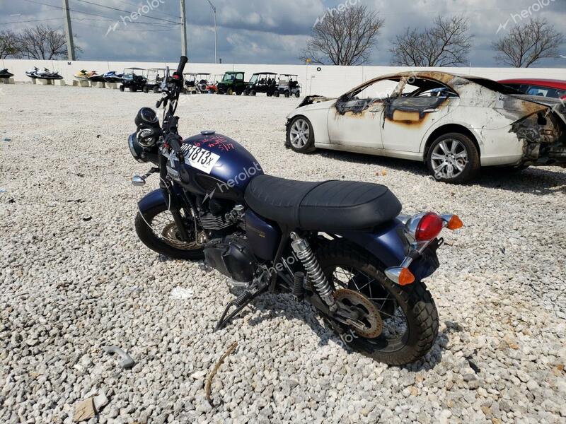 TRIUMPH MOTORCYCLE SCRAMBLER 2014 blue road/str gas SMT925RN2ET626296 photo #4