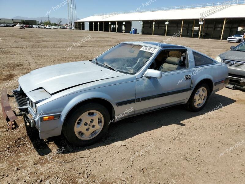 DATSUN 300ZX 1984 blue  gas JN1HZ14S1EX008555 photo #1