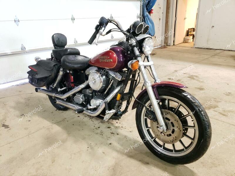 HARLEY-DAVIDSON FXDS CONVE 1996 purple road/str gas 1HD1GGL1XTY318645 photo #1