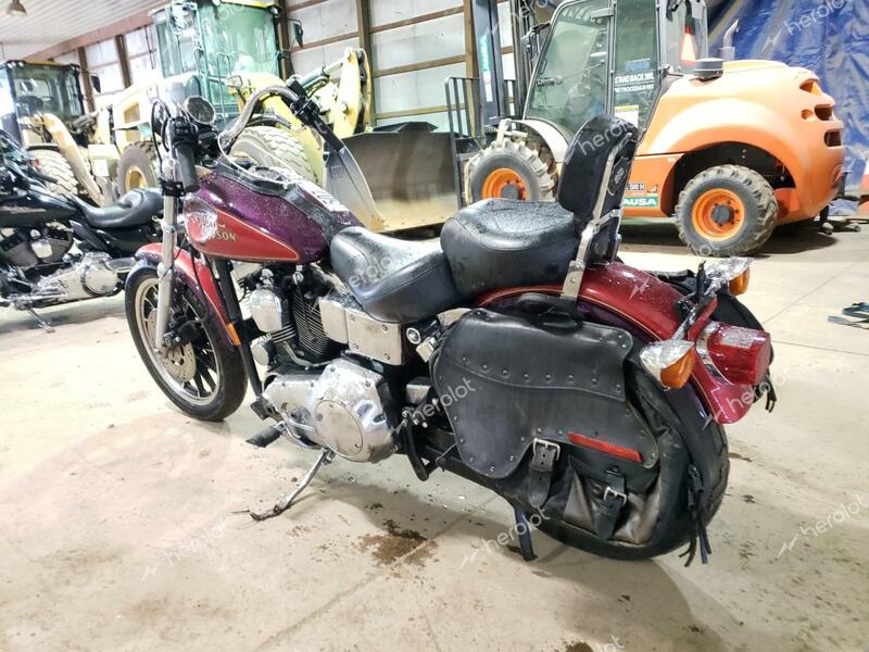 HARLEY-DAVIDSON FXDS CONVE 1996 purple road/str gas 1HD1GGL1XTY318645 photo #4