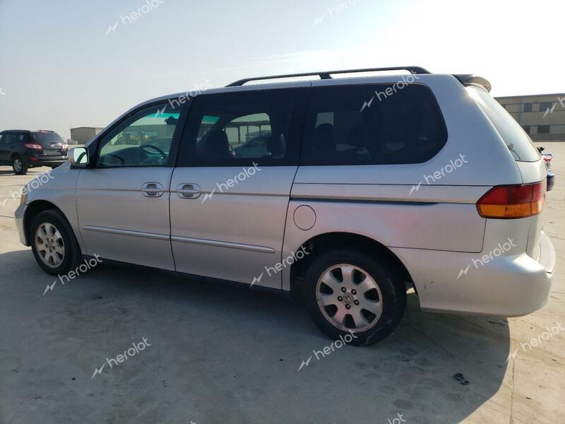 HONDA ODYSSEY EX 2002 silver sports v gas 2HKRL18962H564488 photo #3