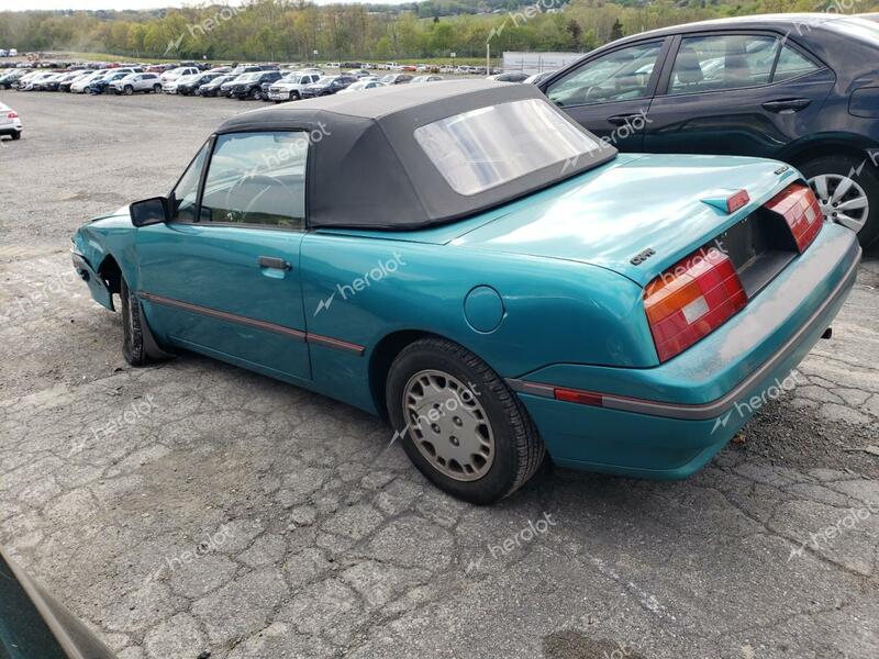 MERCURY CAPRI 1993 turquoise  gas 6MPCT01ZXP8648340 photo #3