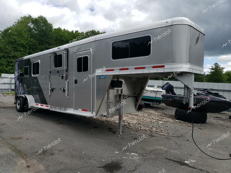 FEATHERLITE MFG INC TRAILER 2022 silver   4FGB12220NC156796 photo #1