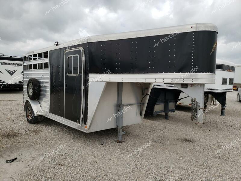 FEATHERLITE MFG INC HORSE TRAI 2014 silver   4FGB11619EC135859 photo #1