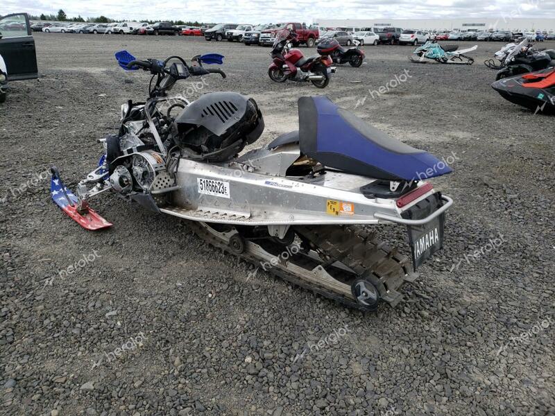 YAMAHA SNOWMOBILE 2008 white   JYE8HA0048A000407 photo #4