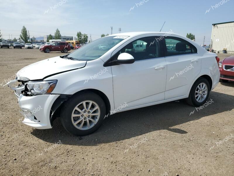 CHEVROLET SONIC LT 2017 white sedan 4d gas 1G1JD5SHXH4169318 photo #1