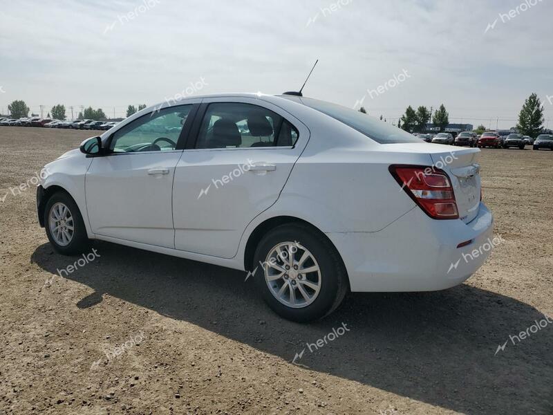 CHEVROLET SONIC LT 2017 white sedan 4d gas 1G1JD5SHXH4169318 photo #3