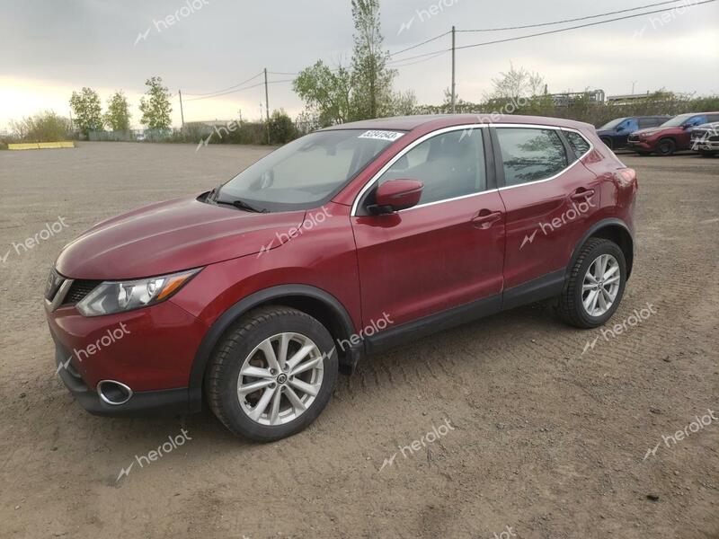 NISSAN QASHQAI SV 2019 burgundy  gas JN1BJ1CP7KW234045 photo #1