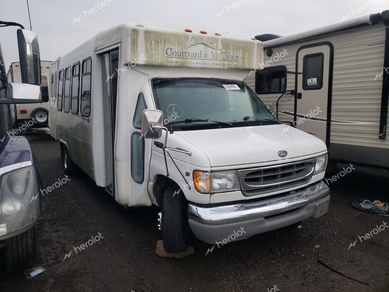 FORD E 450 2000 white  gas 1FDXE45S5YHB64709 photo #1