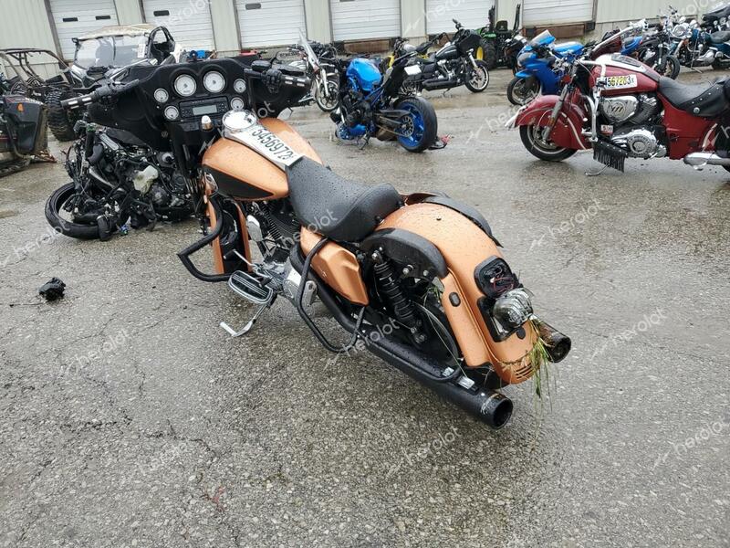 HARLEY-DAVIDSON FLHX 105TH 2008 orange road/str gas 1HD1KB4458Y636819 photo #3