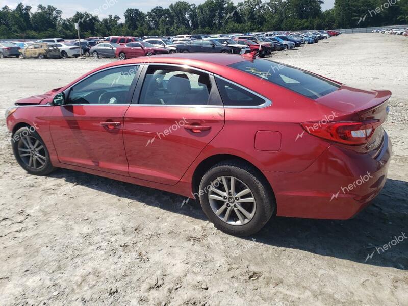 HYUNDAI SONATA SE 2017 red sedan 4d gas 5NPE24AF1HH514299 photo #3