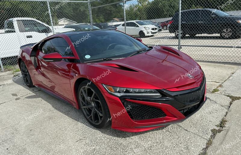 ACURA NSX 2019 red  hybrid engine 19UNC1B00KY000196 photo #1