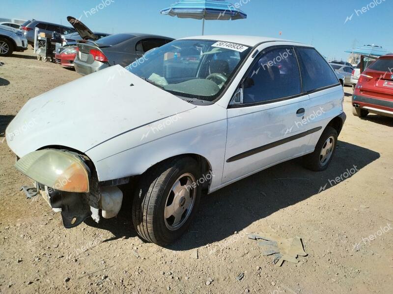 SUZUKI SWIFT BASE 2001 white  gas 2S2AB21H716602214 photo #1